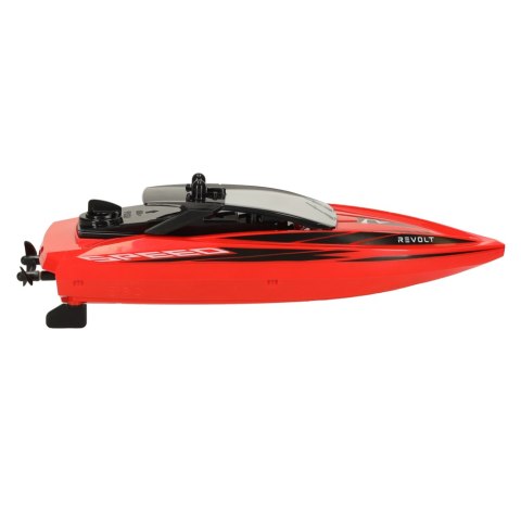 Motorówka zdalnie sterowana RC REVOLT Q5 Galaxy Szybka Łódź 8km/h 2.4GHz Zasięg 50m Wodoodporna
