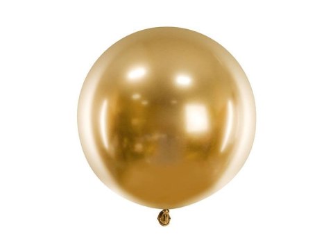 Balon lateksowy Gigant, Glossy, Chrome, Złoty, 60cm, 1 szt. Balon lateksowy Gigant, Glossy, Chrome, Złoty, 60cm, 1 szt.