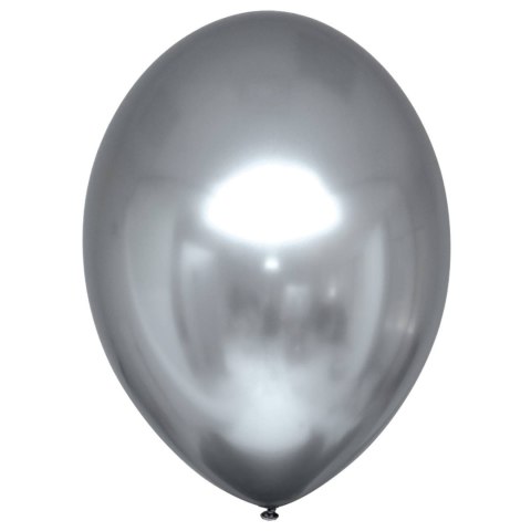 Balony lateksowe Srebrne, Decorator Satin Luxe Chrome Platinum, 28cm, 50 szt. Balony lateksowe Srebrne, Decorator Satin Luxe Chrome Platinum, 28cm, 50 szt.