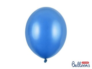 Balony lateksowe Strong, Chabrowe, Metallic Cornflower Blue, 30cm, 100 szt.