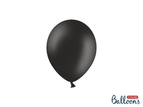 Balony lateksowe Strong, Czarne, Pastel Black, 12cm, 100 szt. Balony lateksowe Strong, Czarne, Pastel Black, 12cm, 100 szt.