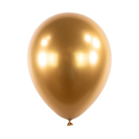 Balony lateksowe Złote, Decorator Satin Luxe Chrome 28cm, 50 szt. Balony lateksowe Złote, Decorator Satin Luxe Chrome 28cm, 50 szt.