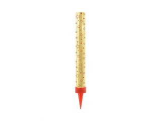 Fontanny na tort, złoty, 12cm, 12 szt.