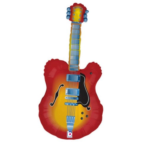 Balon foliowy gitara, dla muzyka 109 cm Balon foliowy gitara, dla muzyka 109 cm