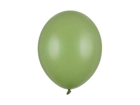 Balony Pastelowe Rosemary Green oliwkowe 30cm, 50 szt Balony Pastelowe Rosemary Green oliwkowe 30cm, 50 szt