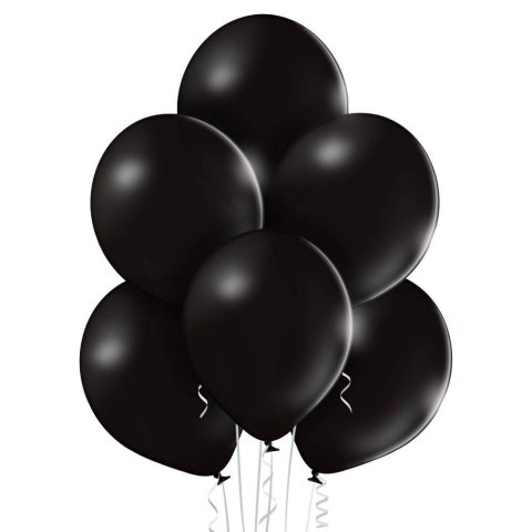 Balony lateksowe B105 Czarne, Pastel Black, 30cm, 100 sztuk Balony lateksowe B105 Czarne, Pastel Black, 30cm, 100 sztuk