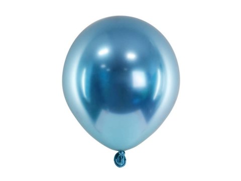 Balony lateksowe Glossy, Chrome, Niebieskie, 12cm, 50 szt. Balony lateksowe Glossy, Chrome, Niebieskie, 12cm, 50 szt.