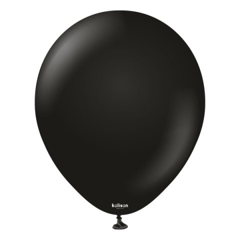 Balony lateksowe Kalisan Black czarne 30cm, 100 szt. Balony lateksowe Kalisan Black czarne 30cm, 100 szt.