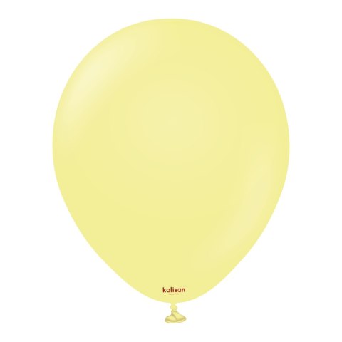 Balony lateksowe Kalisan Macaron Yellow, żółty 30 cm, 100 szt. Balony lateksowe Kalisan Macaron Yellow, żółty 30 cm, 100 szt.