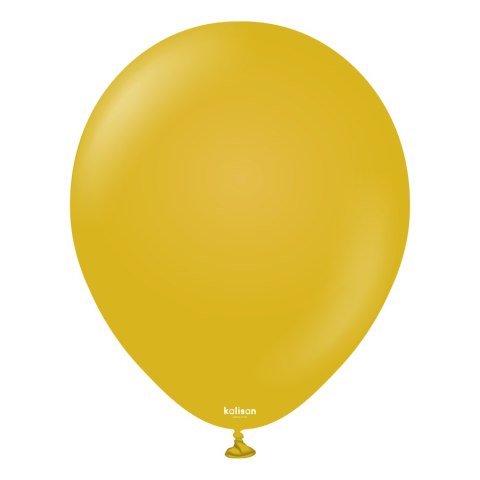 Balony lateksowe Kalisan Retro Mustard, 30 cm, 100 szt. Balony lateksowe Kalisan Retro Mustard, 30 cm, 100 szt.