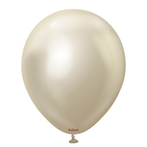 Balony lateksowe Mirror White Gold, złote, 13 cm, 100 szt. Balony lateksowe Mirror White Gold, złote, 13 cm, 100 szt.