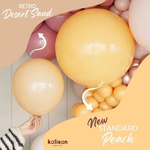 Balony lateksowe Retro Desert Sand, beżowy, 13 cm, 100 szt. Balony lateksowe Retro Desert Sand, beżowy, 13 cm, 100 szt.