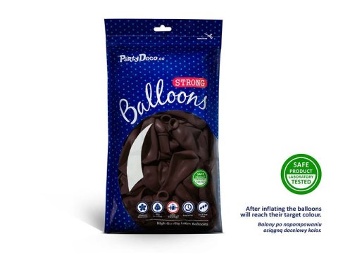 Balony lateksowe Strong, Bordowe, Pastel Prune, 30cm, 100 szt. Balony lateksowe Strong, Bordowe, Pastel Prune, 30cm, 100 szt.