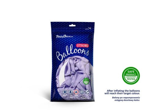 Balony lateksowe Strong, Liliowy, Pastel Light Lilac, 12cm, 100 szt. Balony lateksowe Strong, Liliowy, Pastel Light Lilac, 12cm, 100 szt.