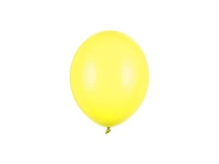 Balony lateksowe Strong, Żółte, Pastel Lemon Zest, 12cm, 100 szt.