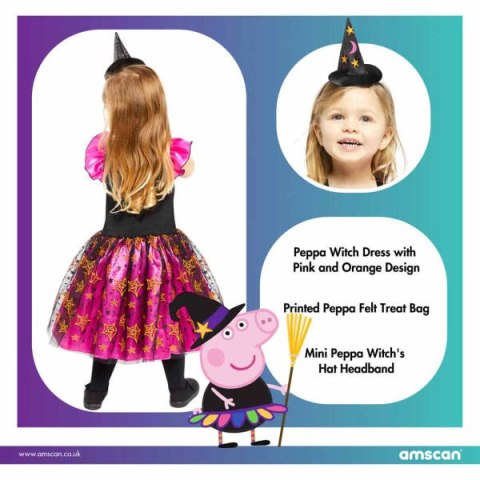 Strój, Kostium przebranie Peppa na halloween 2-3 lat Strój, Kostium przebranie Peppa na halloween 2-3 lat
