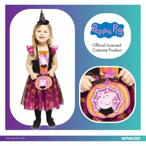 Strój, Kostium przebranie Peppa na halloween 2-3 lat Strój, Kostium przebranie Peppa na halloween 2-3 lat