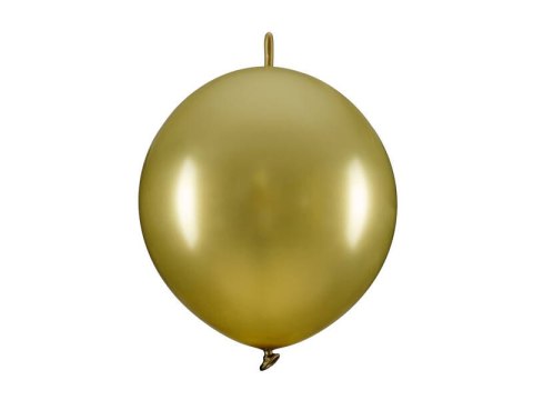 Balony E-Link złote z łącznikiem, 33cm, 20 szt. Balony E-Link złote z łącznikiem, 33cm, 20 szt.