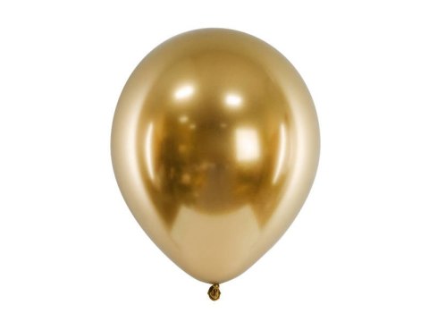 Balony lateksowe Glossy, Chrome, Złote, 45cm, 5 szt. Balony lateksowe Glossy, Chrome, Złote, 45cm, 5 szt.