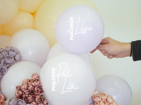 Balony lateksowe Macaron Pale Lilac, fioletowy, 13 cm, 100 szt. Balony lateksowe Macaron Pale Lilac, fioletowy, 13 cm, 100 szt.