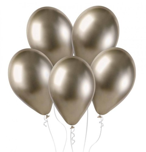 Balony lateksowe, Złote, Szampańskie, Shiny, Chrome, 33 cm, 50 szt. Balony lateksowe, Złote, Szampańskie, Shiny, Chrome, 33 cm, 50 szt.