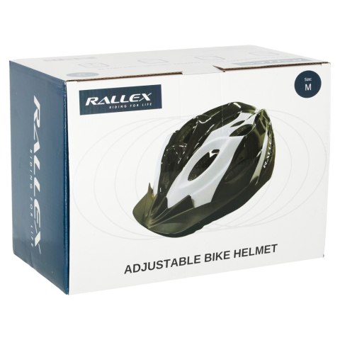 Kask rowerowy RALLEX otwory wentylacyjne regulowany damski męski uniwersalny młodzieżowy regulowany 54-58 cm