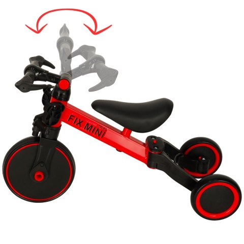 Rowerek biegowy Trike Fix Mini rower wielofunkcyjny 3w1 czerwony