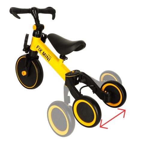 Rowerek biegowy Trike Fix Mini rower wielofunkcyjny 3w1 żółty