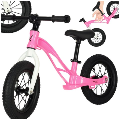 Rowerek biegowy Trike Fix Active X2 rower lekki 3,7 kg pompowane koła różowy Rowerek biegowy Trike Fix Active X2 rower lekki 3,7 kg pompowane koła różowy