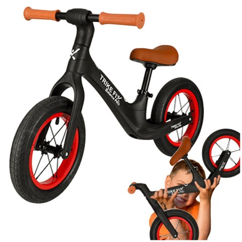 Rowerek biegowy Trike Fix Balance PRO czarny lekki 3kg