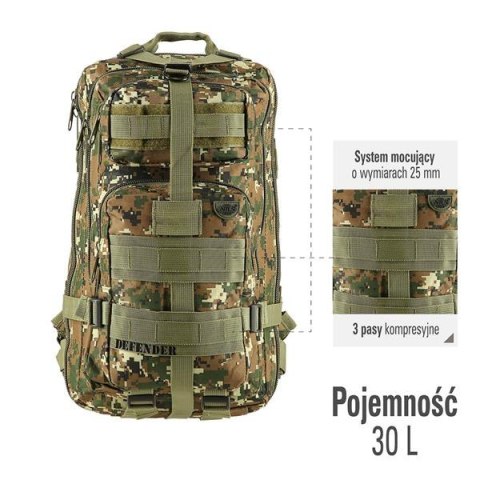 CBT7204 ZIELONY MORO DEFENDER PLECAK NILS CAMP CBT7204 ZIELONY MORO DEFENDER PLECAK NILS CAMP