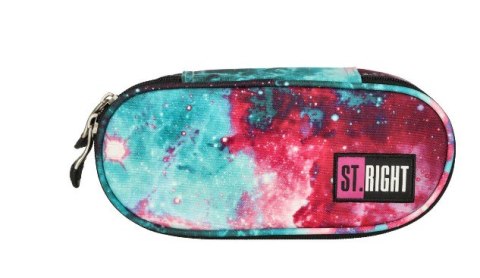Piórnik szkolny jednokomorowy saszetka St. Right nebula Piórnik szkolny jednokomorowy saszetka St. Right nebula