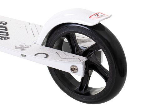 Hulajnoga miejska składana CARI koła 145mm biała GIMME Hulajnoga miejska składana CARI koła 145mm biała GIMME