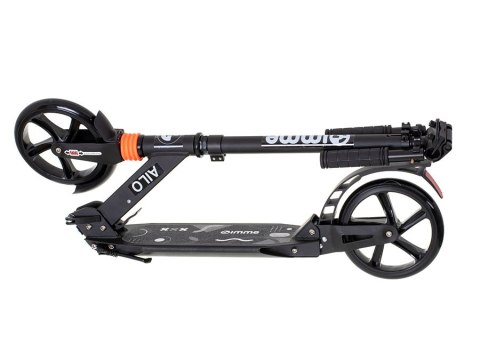 Hulajnoga miejska składana duża AILO XL koła 200mm amortyzator x2 czarna GIMME Hulajnoga miejska składana duża AILO XL koła 200mm amortyzator x2 czarna GIMME