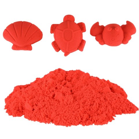 Piasek kinetyczny 1kg w woreczku czerwony Piasek kinetyczny 1kg w woreczku czerwony