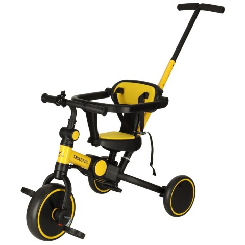 Rowerek trójkołowy TRIKE FIX V4 rower spacerówka rowerek biegowy 6w1 czarny