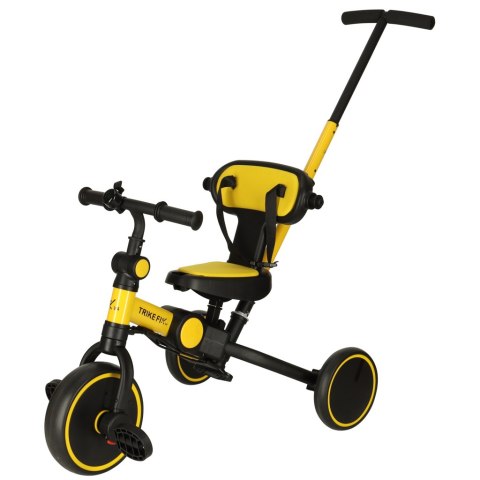Rowerek trójkołowy TRIKE FIX V4 rower spacerówka rowerek biegowy 6w1 czarny