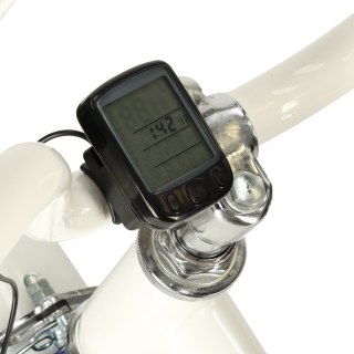 Licznik rowerowy RALLEX wodoodporny przewodowy prędkościomierz podświetlany 25w1 LCD