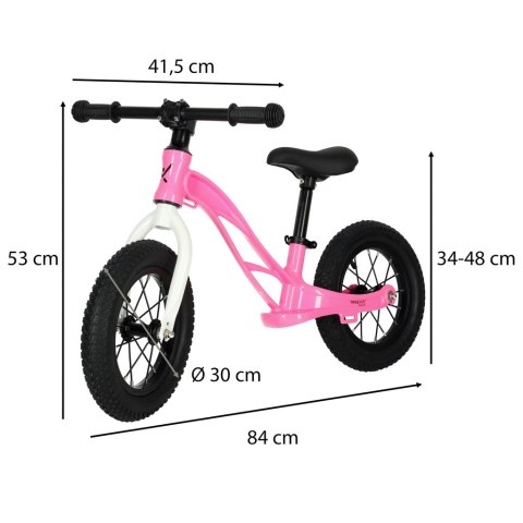 Rowerek biegowy Trike Fix Active X2 rower lekki 3,7 kg pompowane koła różowy Rowerek biegowy Trike Fix Active X2 rower lekki 3,7 kg pompowane koła różowy