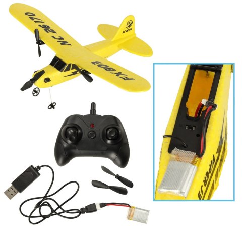 Samolot zdalnie sterowany na pilota RC FX803 Piper 150mah Samolot zdalnie sterowany na pilota RC FX803 Piper 150mah