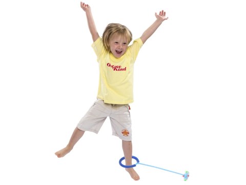 Hula hop na nogę skakanka skipper piłka świecąca migająca LED niebieska Hula hop na nogę skakanka skipper piłka świecąca migająca LED niebieska