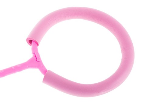 Hula hop na nogę skakanka skipper piłka świecąca migająca LED różowa Hula hop na nogę skakanka skipper piłka świecąca migająca LED różowa