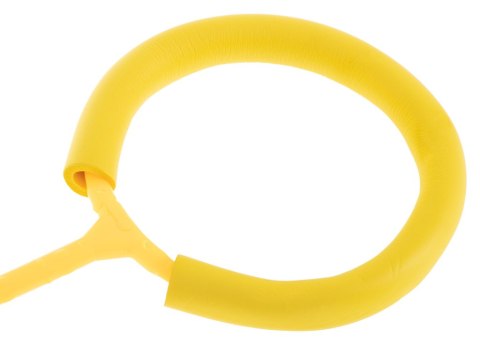 Hula hop na nogę skakanka skipper piłka świecąca migająca LED żółta Hula hop na nogę skakanka skipper piłka świecąca migająca LED żółta