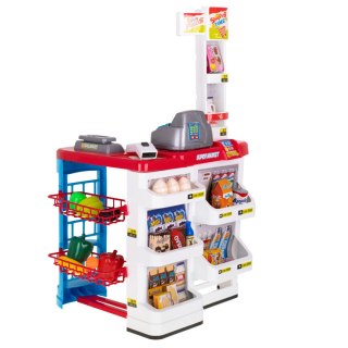 Supermarket sklep kasa fiskalna + wózek