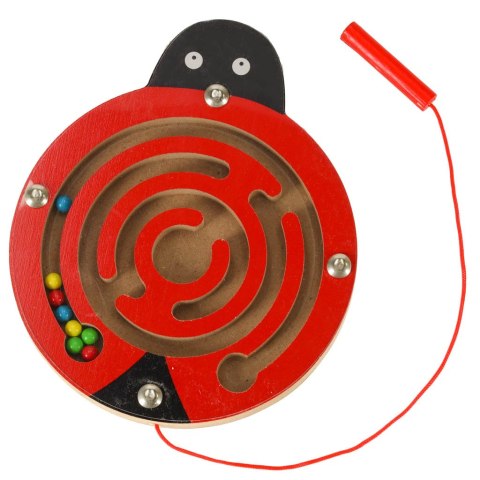 Labirynt magnetyczny kuleczki biedronka Labirynt magnetyczny kuleczki biedronka