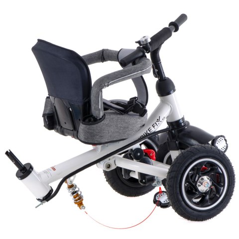 Rowerek trójkołowy Trike Fix V3 rower spacerówka 3w1 obracany 360 wolne koło czarny