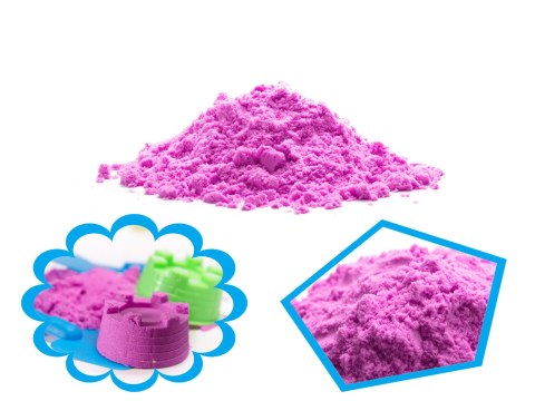 Piasek kinetyczny 1kg w woreczku fioletowy Piasek kinetyczny 1kg w woreczku fioletowy