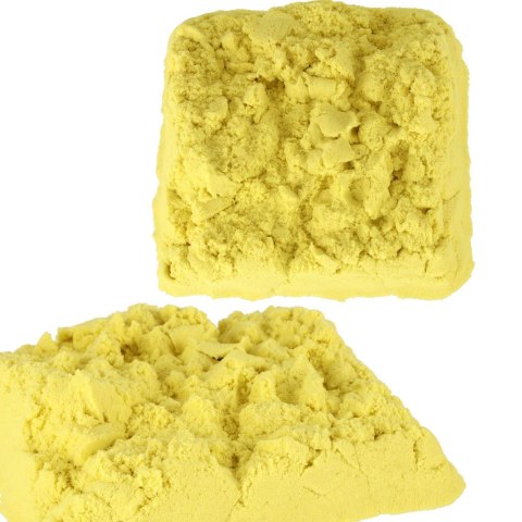 Piasek kinetyczny 1kg w woreczku żółty Piasek kinetyczny 1kg w woreczku żółty