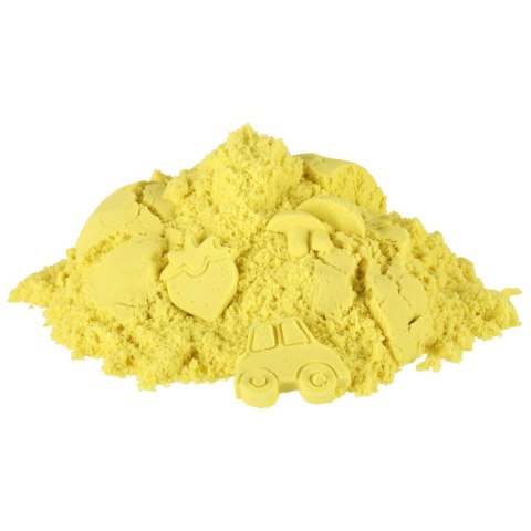 Piasek kinetyczny 1kg w woreczku żółty Piasek kinetyczny 1kg w woreczku żółty
