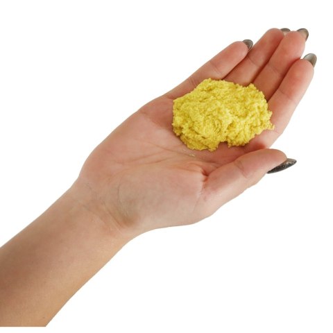 Piasek kinetyczny 1kg w woreczku żółty Piasek kinetyczny 1kg w woreczku żółty